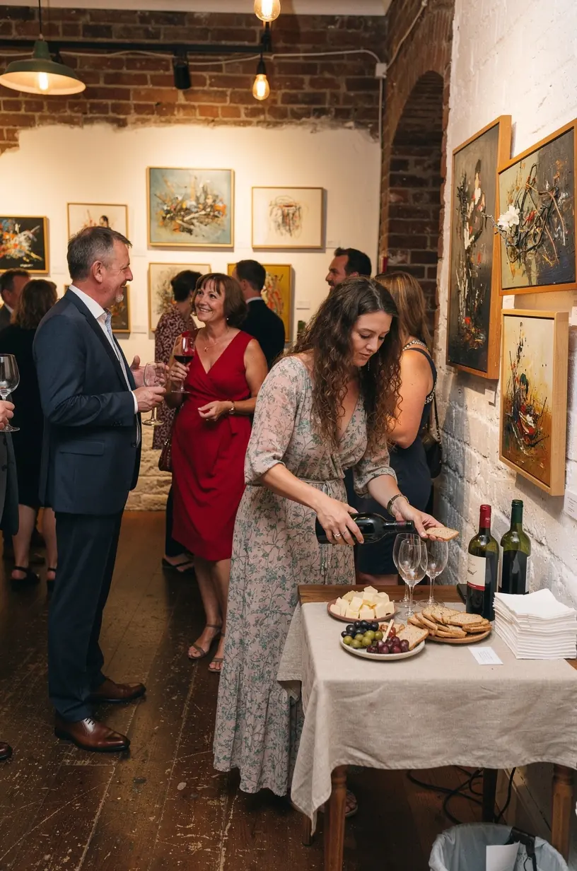 Curatorial process in art exhibitions explained.